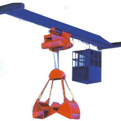 Type poutre Crane Grab Electric de déplacement aérien de QZ de double 35m